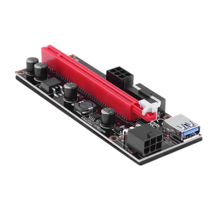 Nový Riser, černá verze PCIe x1 na PCIe x16 (VER 009S)