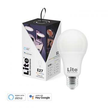 Lite bulb Moments chytrá žárovka, E27, 8,5W, RGB 2700-6500K