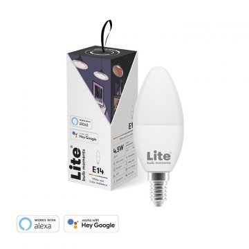 Lite bulb Moments chytrá žárovka, E14, 5W, RGB+2700-6500K