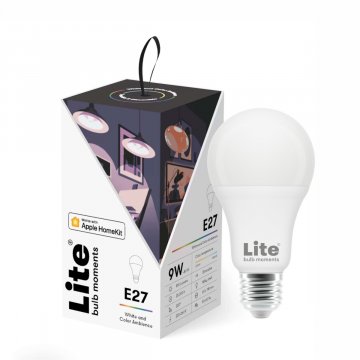 Lite bulb Moments chytrá žárovka, E27, 9W, RGB 2700-6500K, HomeKit