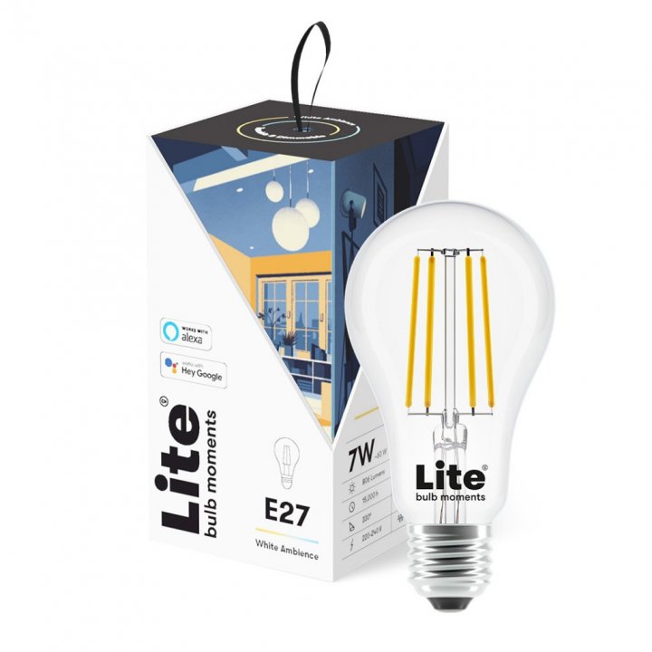 Lite bulb Moments chytrá žárovka, E27, 6W,  2700-6500K, 3 kusy