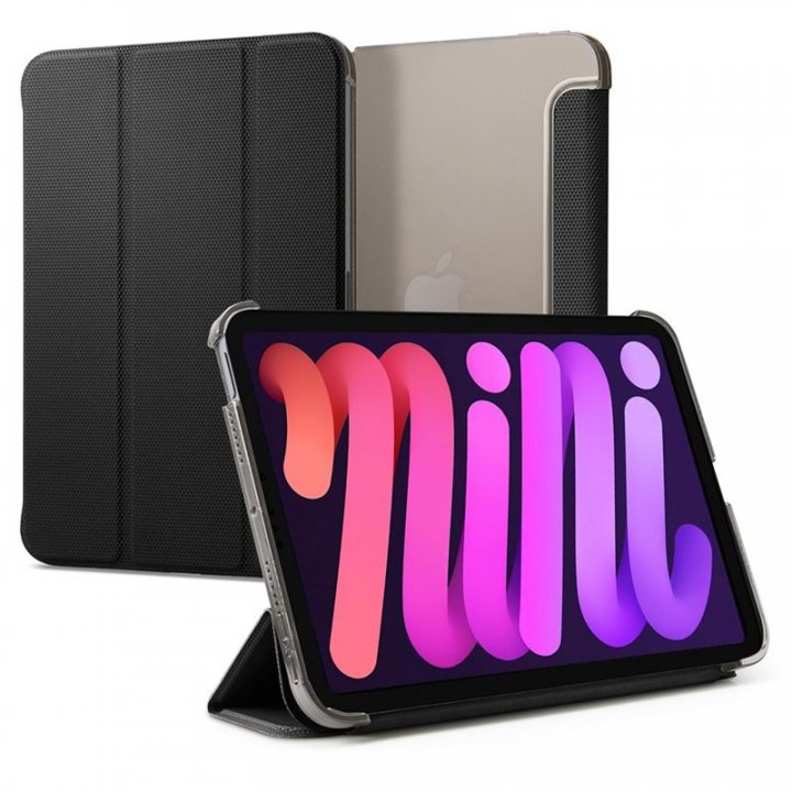 Spigen Liquid Air Folio, ochranné pouzdro pro iPad mini 6 (2021), černé