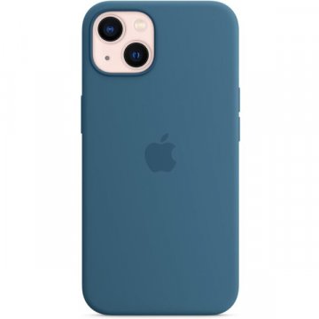 Apple silikonový kryt s MagSafe na iPhone 13 ledňáčkově modrý