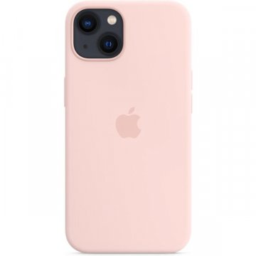 Apple silikonový kryt s MagSafe na iPhone 13 mini křídově růžový