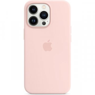 Apple silikonový kryt s MagSafe na iPhone 13 Pro křídově růžový