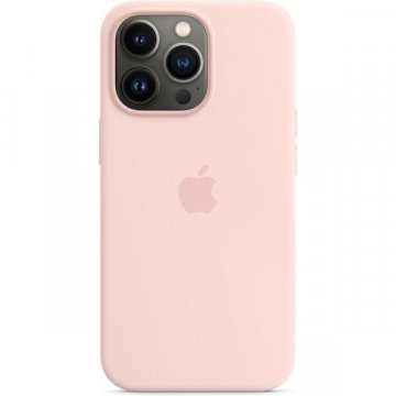 Apple silikonový kryt s MagSafe na iPhone 13 Pro křídově růžový