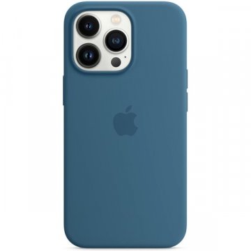 Apple silikonový kryt s MagSafe na iPhone 13 Pro Max ledňáčkově modrý