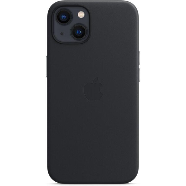 Apple kožený kryt s MagSafe na iPhone 13 temně inkoustový