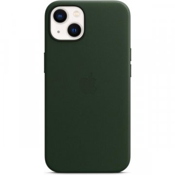 Apple kožený kryt s MagSafe na iPhone 13 mini sekvojově zelený