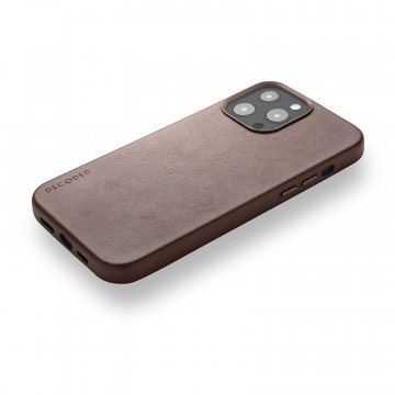 Decoded MagSafe kožený kryt pro iPhone 13 Pro - hnědý