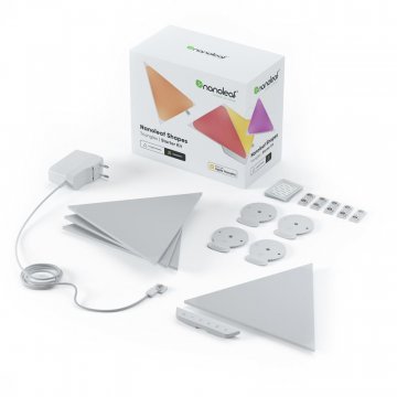 Nanoleaf Shapes Triangles Starter Kit 4 Pack  - Chytré LED panely