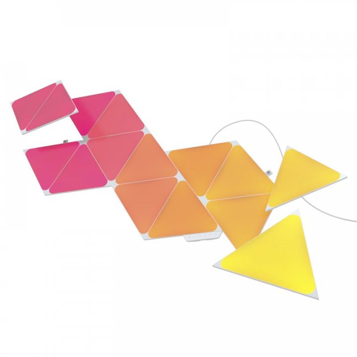 Nanoleaf Shapes Triangles Starter Kit 15 Pack - Chytré LED panely