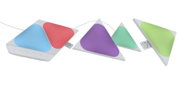 Nanoleaf Shapes Triangles Mini Starter Kit 5 Pack - Chytré LED panely