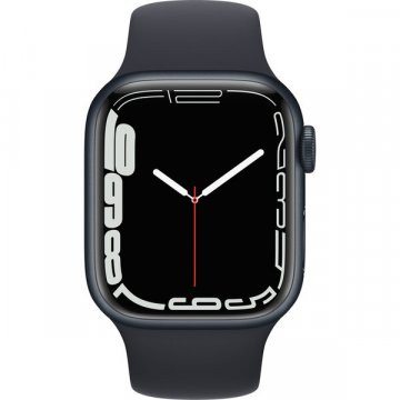 Apple Watch Series 7 GPS 45mm inkoustový hliník s inkoustovým sportovním řemínkem