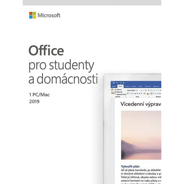 Microsoft Office 2019 Home & Student MacOS - elektronická licence
