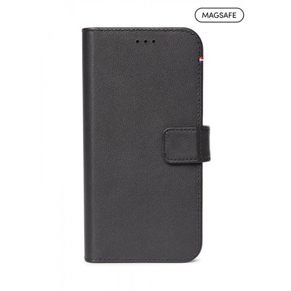 Decoded Wallet, kožené pouzdro - peněženka s MagSafe pro iPhone 12 mini, černé