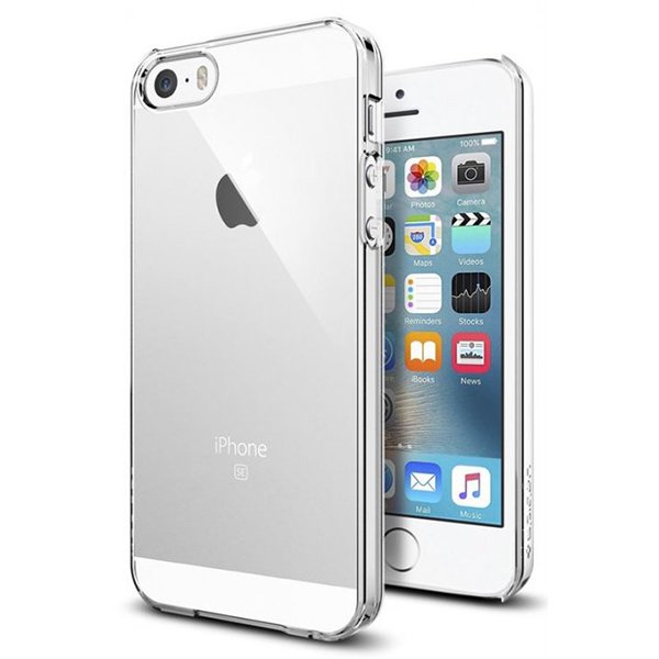 Spigen Thin Fit, crystal clear -  iPhone SE/5s/5