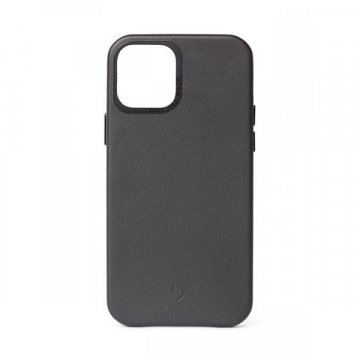 Decoded BackCover, kožený kryt pro iPhone 12 Pro Max, černý
