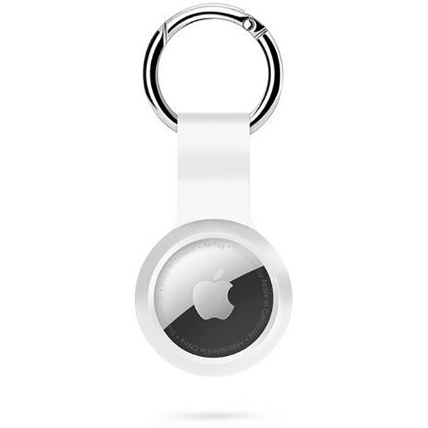 Epico klíčenka pro Apple AirTag, silicone, bílá