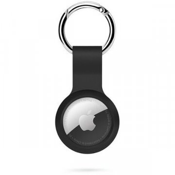 Epico klíčenka pro Apple AirTag, silicone, černá