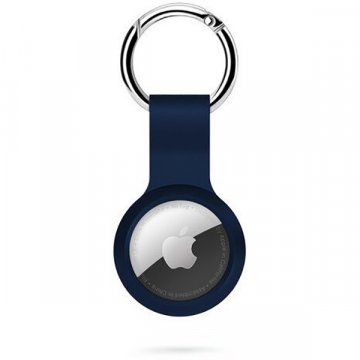 Epico klíčenka pro Apple AirTag, silicone, modrá