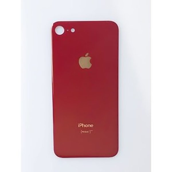 Zadní sklo pro Apple iPhone 8 - červené