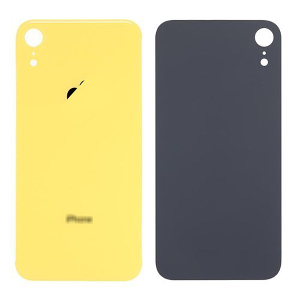 Zadní sklo pro Apple iPhone XR - žluté