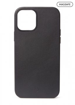 Decoded BackCover Mag, kožený kryt s MagSafe pro iPhone 12 Pro Max, černý