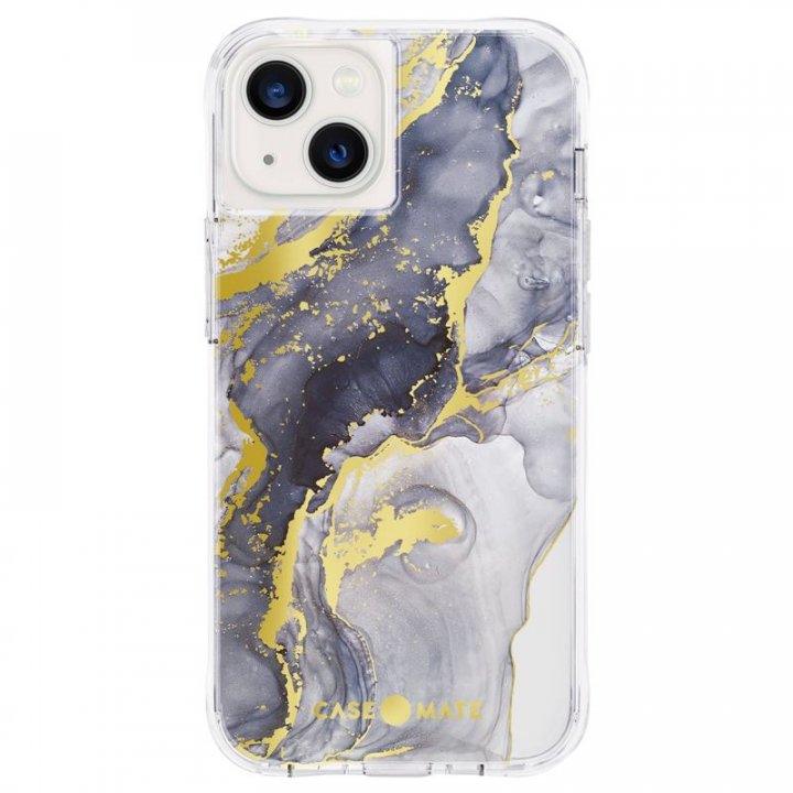 Case Mate Tough Print, navy marble ochranný kryt pro iPhone 13