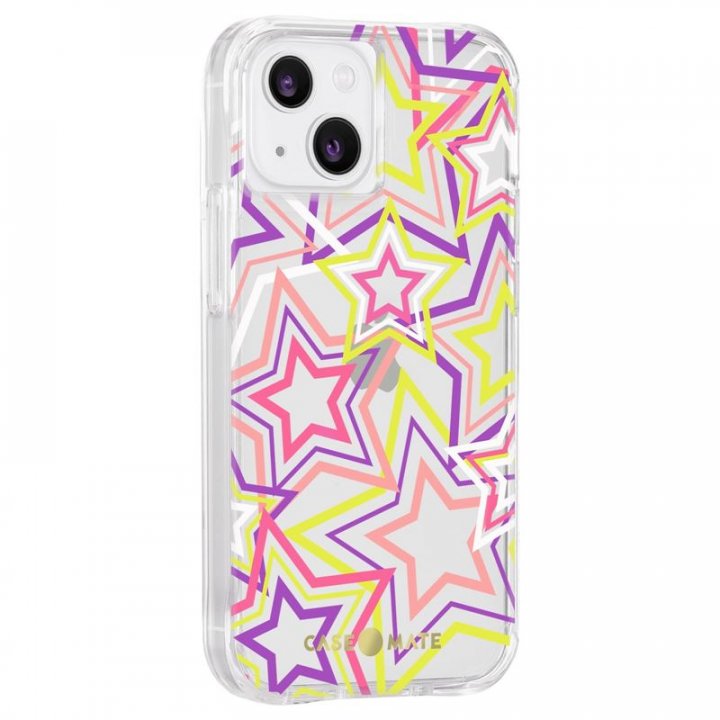 Case Mate Tough Print, neon stars ochranný kryt pro iPhone 13 mini / iPhone 12 mini