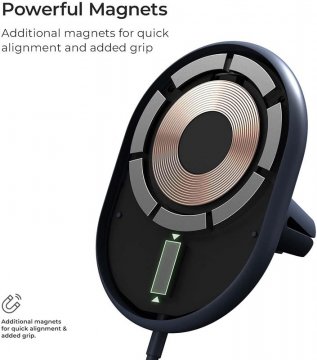 iOttie Velox MagSafe Magnetic Wireless Vent Mount - MagSafe držák do auta do ventilace s nabíjením
