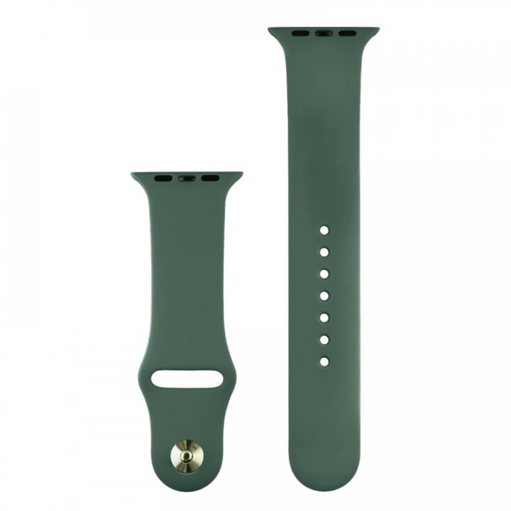 COTEetCI silikonový sportovní řemínek pro Apple Watch 38 / 40 / 41 mm - temně zelený