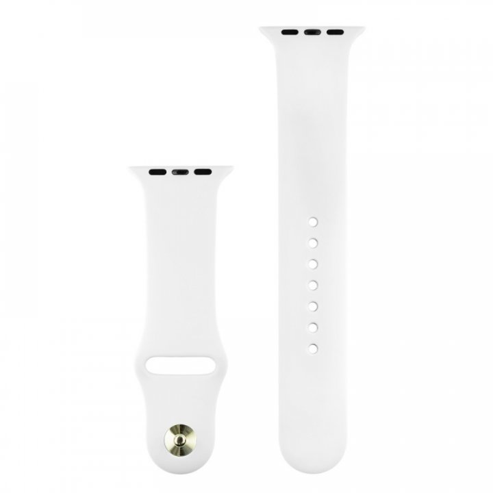 COTEetCI silikonový sportovní řemínek pro Apple Watch 38 / 40 / 41 mm - bílý