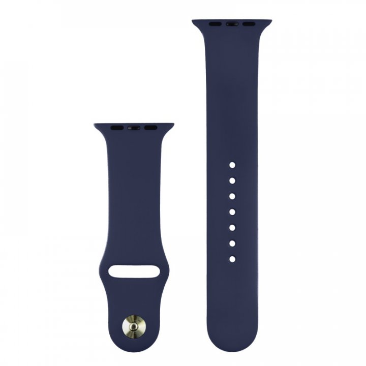 COTEetCI silikonový sportovní řemínek pro Apple Watch 38 / 40 / 41 mm - půlnočně modrý