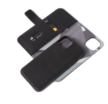 Decoded MagSafe Wallet, kožené pouzdro - peněženka pro iPhone 13 mini, černé