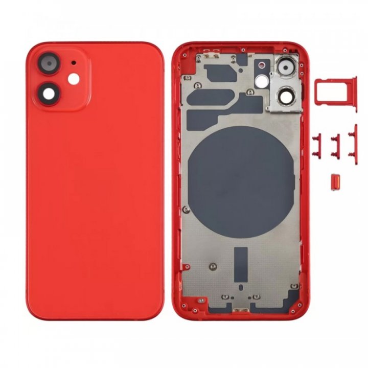 Zadní kryt pro Apple iPhone 12 - červený