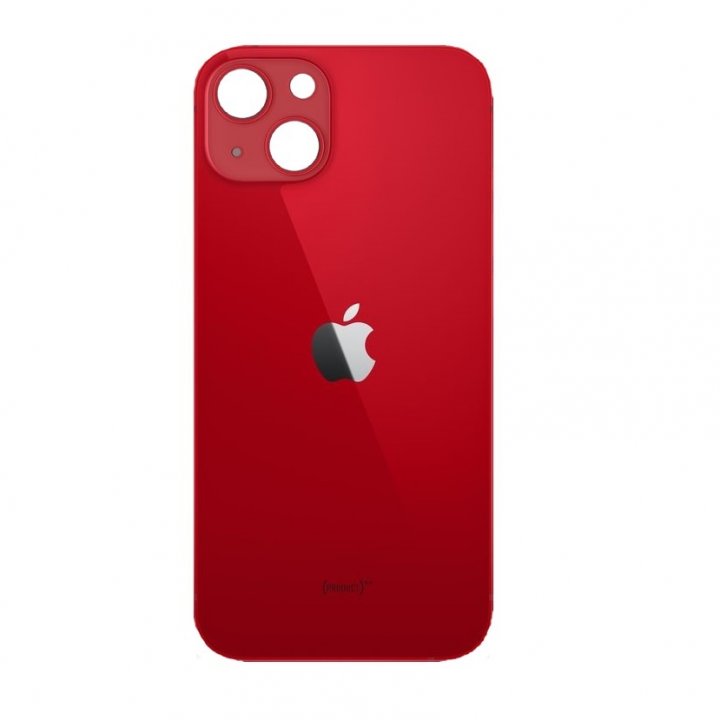 Zadní sklo pro Apple iPhone 13 - červené