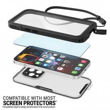 Catalyst Total Protection case, voděodolné a nárazuvzdorné pouzdro pro iPhone 13 Pro, černé