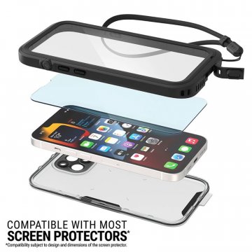 Catalyst Total Protection case, voděodolné a nárazuvzdorné pouzdro pro iPhone 13, černé