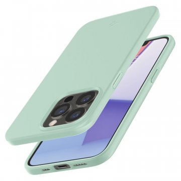 Spigen Thin Fit, ochranný kryt pro iPhone 13 Pro, zelený