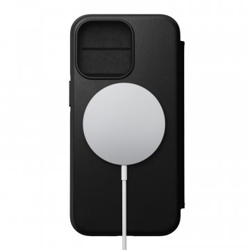 Nomad MagSafe Rugged Folio, flipový kryt s MagSafe pro iPhone 13 Pro Max, černý