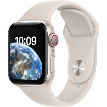 Apple Watch SE (2022) Cellular 44mm hvězdně bílé