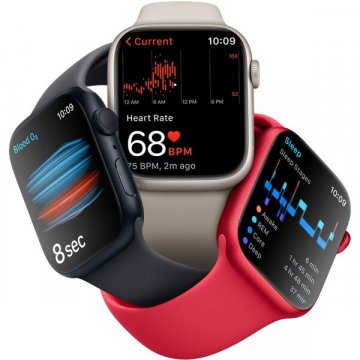 Apple Watch Series 8 GPS 45mm PRODUCT(RED) červený hliník s červeným sportovním řemínkem