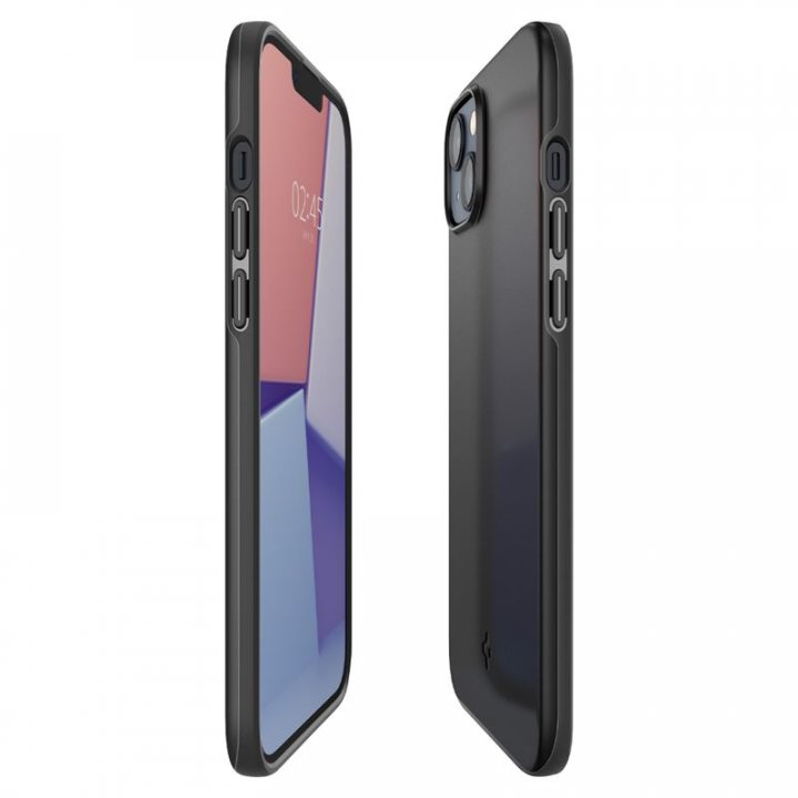 Spigen Thin Fit, ochranný kryt pro iPhone 14, černý