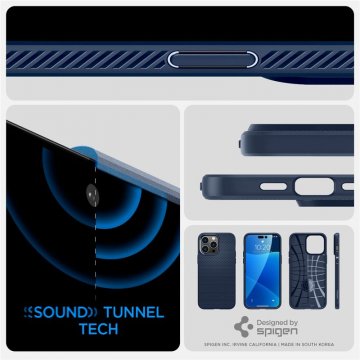 Spigen Liquid Air - ochranný kryt pro iPhone 14 Pro, modrý