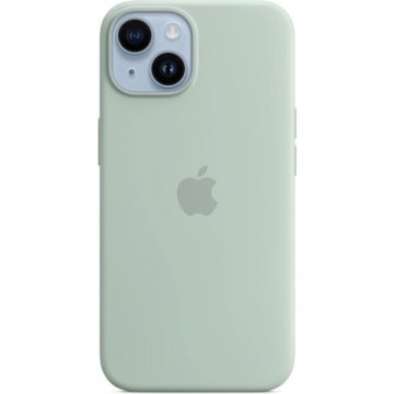 Apple silikonový kryt s MagSafe na iPhone 14 dužnatkově modrá