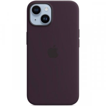 Apple silikonový kryt s MagSafe na iPhone 14 Plus bezinkově fialová