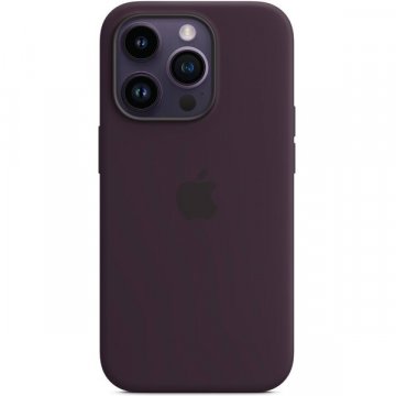 Apple silikonový kryt s MagSafe na iPhone 14 Pro bezinkově fialová
