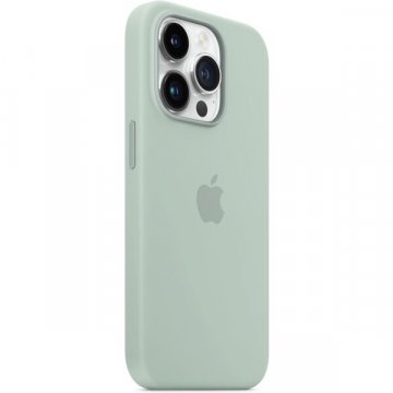 Apple silikonový kryt s MagSafe na iPhone 14 Pro dužnatkově modrá