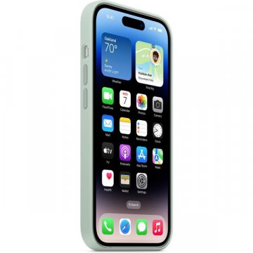Apple silikonový kryt s MagSafe na iPhone 14 Pro Max dužnatkově modrá